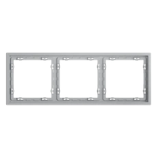 Изображение Рамка пластиковая VOLTUM S70 на 3 поста (серый)
